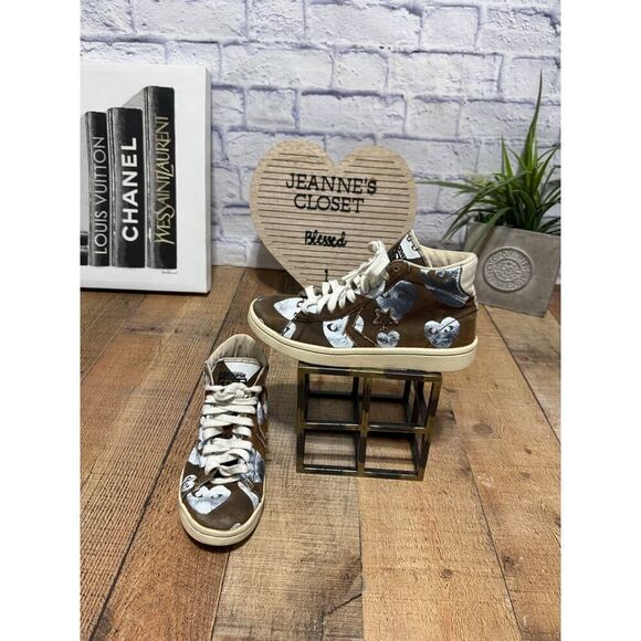 Converse x Comme des Garcons Play CDG Hi Pro Heart women’s 6.5 - Picture 2 of 12